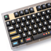 GMK Black Dots Keycaps | Cherry Profile Keycaps Set | PBT Material | Keycaps For MX Switch | GMk Clone Artisan Keycap Set